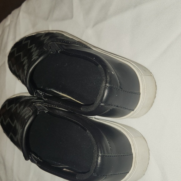 Mark Fisher Black Woven Slip-On Sneakers - Picture 4 of 7